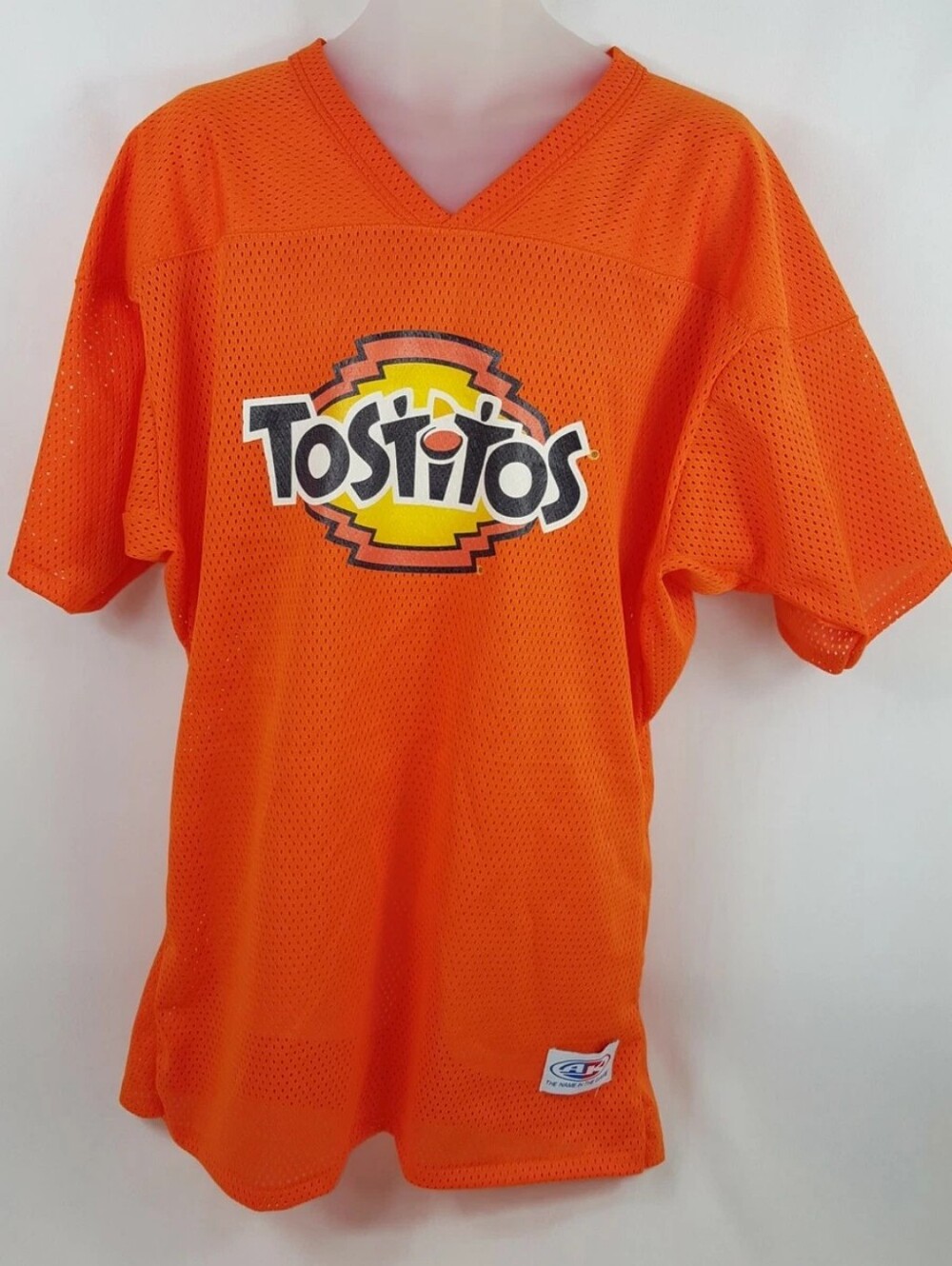 Tostitos Hockey Jersey AK Vintage Orange Tortilla Chips Mens size XL